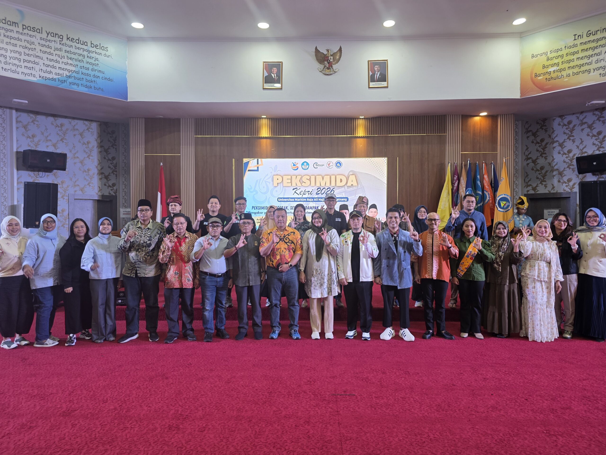 UMRAH Tuan Rumah Pembukaan PEKSIMIDA Kepri 2026, Rektor Ajak Mahasiswa Tunjukkan Karya Terbaik dan Junjung Sportivitas